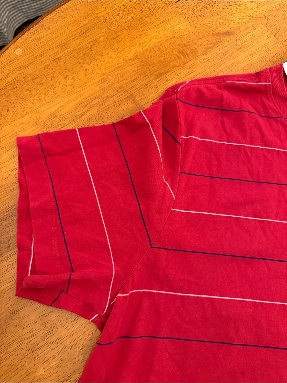 Nike Red Short-Sleeve USA Stripe Crew T-Shirt xxl